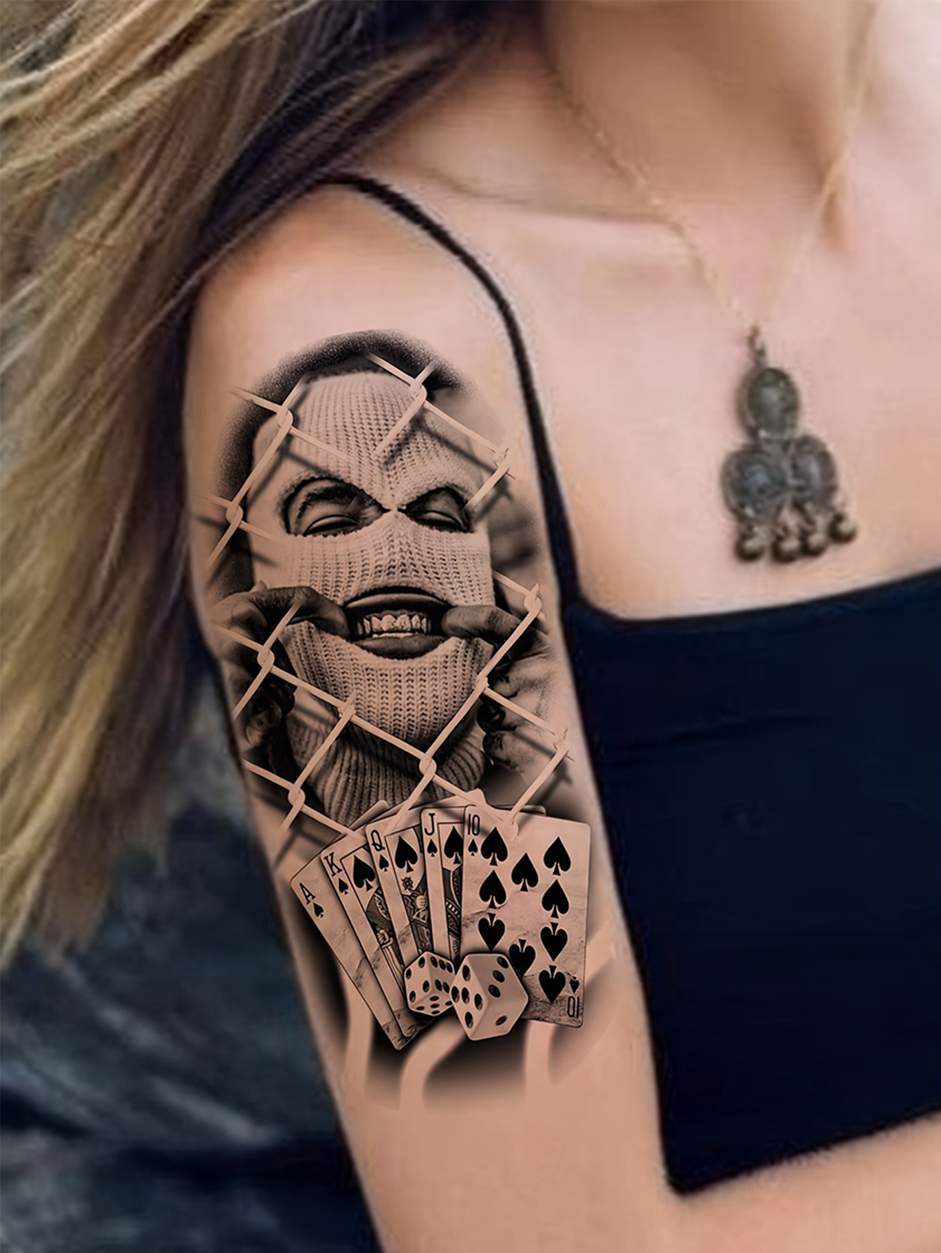 Hickano Rebellious Style Tattoo Stickers